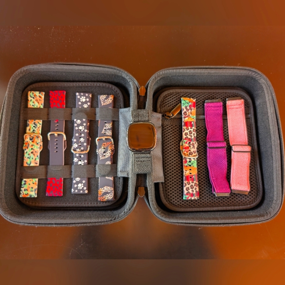 Fitbit Sense With 8 Bands And Storage Case